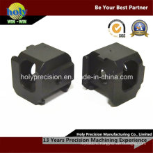 CNC Machining Mini Aluminum Cube with Black Anodized